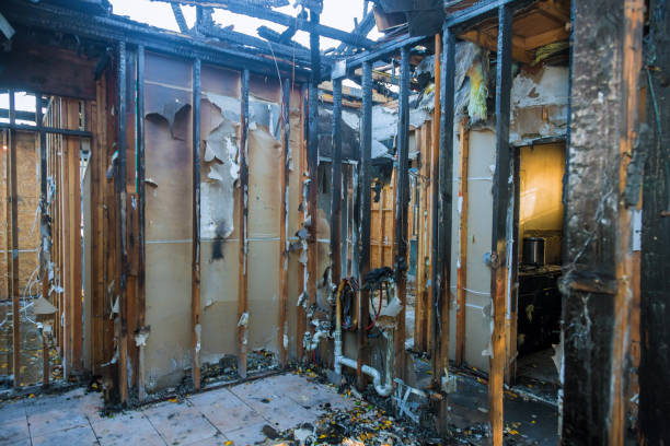 Professional Fire Damage Removal technician working in Sewell, NJ